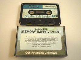 MEMORY IMPROVEMENT Barrie Konicov POTENTIALS UNLIMITED Subliminal CASSET... - $24.99