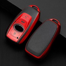 Leather TPU Car Smart Key Cover Case  Holder Protector Keychain for  XV BRZ Fore - £28.62 GBP
