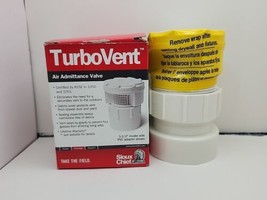 SIOUX CHEIF 250-12P TURBOVENT AIR ADMITTANCE VALVE  2&quot; PVC ADAPTER White - £9.82 GBP