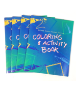 Lot of 4 1997 United States Postal Service Coloring &amp; Activity Book - £9.34 GBP