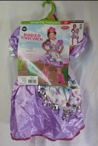 Infants And Toddler&#39;s Girls Rodeo Unicorn Halloween 3 Piece Set Size 2T - NWT - £22.40 GBP