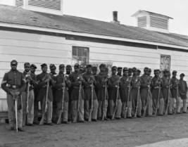 African American Black Civil War Union Soldiers Regiment 1864 11X14 Photo - £12.76 GBP