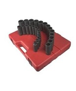 SUNEX 1/2 Inch Drive Metric 12 Point Deep 26 Piece Impact Socket Set - $565.49