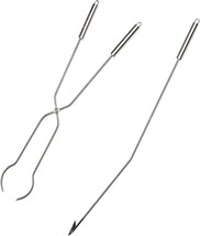 Two Pieces Of Solo Stove Stainless Steel Fire Pit Tools Tongs For Wood In Fire - £66.33 GBP