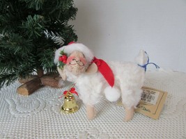 Annalee Doll 1992 Christmas Sheep With Bell 4&quot;W With Tag - £19.71 GBP