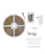 EcoSmart 32.8 ft. Indoor RGB LED Color Changing Strip Tape Light with Re... - $14.21 CAD