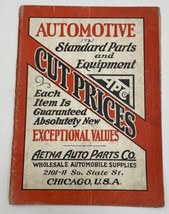 1927 Aetna Auto Parts Company Chicago Parts Equipment Catalog Vintage - $18.95
