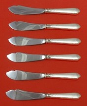 Nellie Custis By Lunt Sterling Silver Trout Knife Set HHWS 6pc Custom - £378.11 GBP