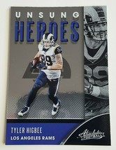 2020 Tyler Higbee Panini Absolute Football Unsung Heroes Nfl Card # UH-TH Insert - $5.99