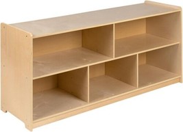 Flash Furniture Hercules Wooden 5 Section School Classroom Set of 1, Natural  - £344.80 GBP