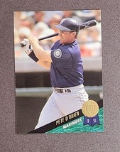 1993 Leaf Pete O&#39;Brien Seattle Mariners #412 Vintage Baseball Card Leaf ... - €2,16 EUR