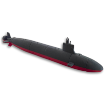 12-Inch Seawolf-Class Submarine Model – Replica of Attack Submarine - $29.99