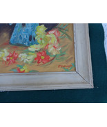 Estate Find Old Oil Painting P McDaniels McDaniel Flowers Pot Signed Old... - $36.76 CAD
