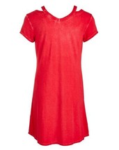 Kandy Kiss Big Kid Girls Pearl Trim Graphic Print Dress Color Red Size XL - $48.96