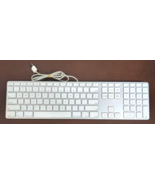 Genuine Apple Keyboard Wired A1243 White Slim Keyboard USB Numeric Keypad - €25,77 EUR