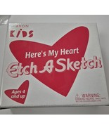 Here&#39;s My Heart Etch A Sketch Avon Red Heart Shaped New In Box Old Stock - $466.32 MXN