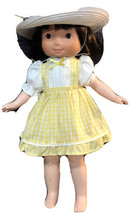 Vtg 1982 Fisher Price My Friend Jenny Doll Original Dress Yellow Gingham 217 VGC - £23.95 GBP
