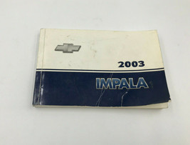 2003 Chevrolet Impala Owners Manual OEM K01B53007 - £31.99 GBP