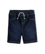 Baby Boy Jumping Beans Size 12 Months Pull On Denim Shorts Dark Blue - £4.75 GBP