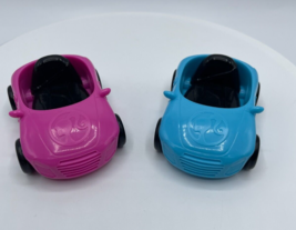 Barbie Doll Mini Pet Series Playset Replacement Cars Pink &amp; Blue for Cat... - £5.96 GBP