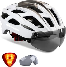 Shinmax Bike Helmet, Cpsc/Cpc Bike Helmet For Adult Men Women With Magnetic, T69 - £32.46 GBP