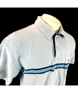 Tommy Hilfiger Men Blue Striped Golf Polo Shirt Sz XL - £11.79 GBP