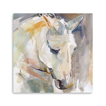 HomeRoots 398931 40 x 40 in. Brown Abstract Watercolor Horse Canvas Wall Art - £168.84 GBP