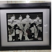 Yankees1961 Infield Signed 8x10 Skowron, Richardson, Kubek, Boyer, JSA COA - $99.97
