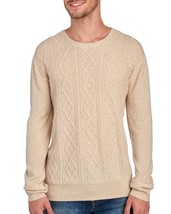 Nwt Alan Flusser Beige 100% Cashmere Men Pullover Sweater Size Xl $228 - £65.70 GBP