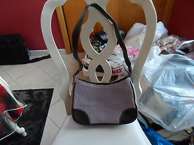 Liz Claiborne light purple and brown handbag - $12.00
