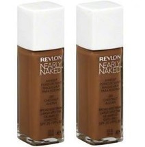 (2-PACK) Revlon Nearly Naked Makeup, SPF 20, Nutmeg 230 - 1 fl oz bottle - £27.43 GBP