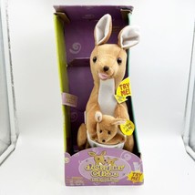 Jumpin Chloe Kangaroo & Baby Joey "At the Hop" Gemmy Hopping Musical Plush READ - £47.94 GBP