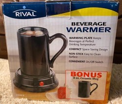 Rival Beverage Warmer with 8 Ounce Mug - £6.19 GBP