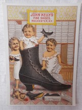 1989 Henry Ford Museum John Kellys Fine Shoes Old Fashioned Children Trade Cards - £4.56 GBP