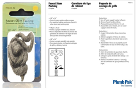 Faucet Stem Packing 1/8&quot; Dia x 24&quot; L Graphite - Plumb Pak PP810-12 - €0,84 EUR