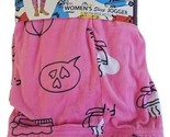 Womens Velvety Pink Friends Joggers Sleep Pants Pajama Bottoms Size 2XL ... - $14.84