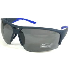Nike Sunglasses PRO EV0872 402 610 Matte Blue Half Rim Frames with Gray Lenses - £74.75 GBP