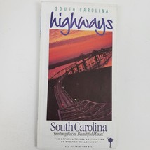 2001 South Carolina Highway Map Vintage - £7.90 GBP