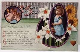 My Love to You Cherubs and Children Bamforth Constance Dubois Postcard D11 - £3.70 GBP