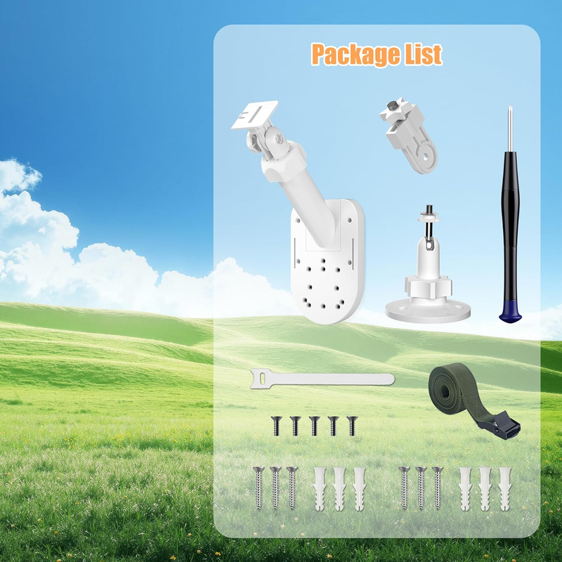 Wall Mount for Cameras and Solar Panels, 2-In-1 Mount Compatible with Ring, Blin Item image 7