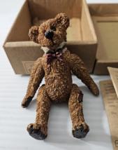 "The Shoe Box Bears" Thaddeus. "Bud" Grizberg Moveable Arms/ Legs Boyds Bear - $10.65