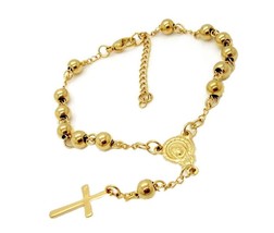 Stainless Steel Rosary Beads Catholic Prayer Cross - $47.43