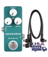 Mosky Green Drive Overdrive +PDC-3 Cable Guitar Effect Pedal Massive sus... - $42.80 CAD