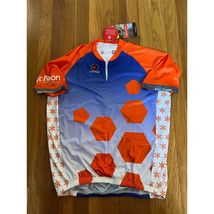 Pactimo Men's Blue/Orange SS Cycling Jersey Size Medium NWT - $17.16