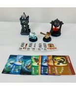Skylanders Swap Force Figures Lot of 4 Cards Stickers / Codes Fiery Forge  - $13.30