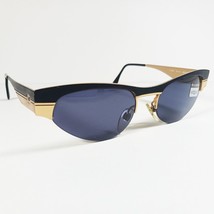 Vogue VO 3057 52-19 Nero/Oro Gold Black Vintage 90s Metal Sunglasses - £50.25 GBP