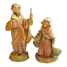 Vintage Fontanini 1991 Mary & Joseph Depose #2 Italy Nativity Figurine 5" Scale - £22.07 GBP