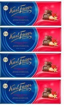 FAZER Karl Fazer Erdbeere und Vanille in Milchschokolade 4 x 200 g (4 Stück) - £25.24 GBP