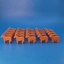 Agricola Board Game 25 Wood Horses Brown Replacement Game Piece Complete... - $9.89