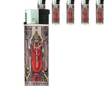 Tarot Card D7 Lighters Set of 5 Electronic Refillable Butane V The Hiero... - $15.79
